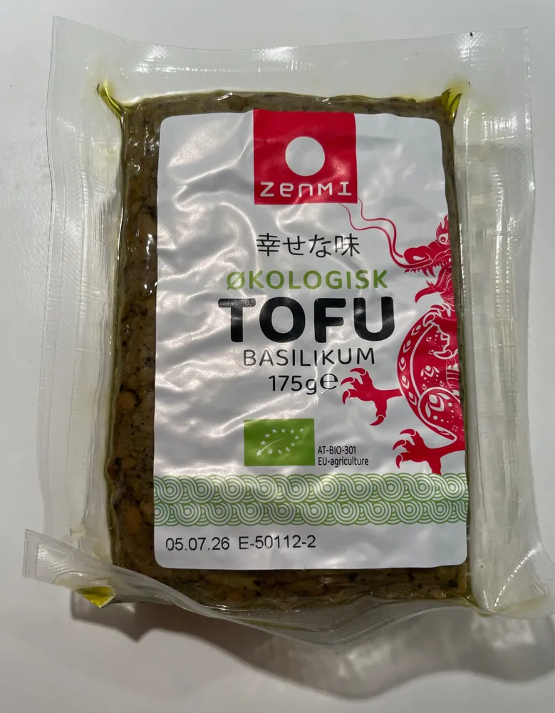 Ecological tofu basil