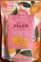 Dried peach slices