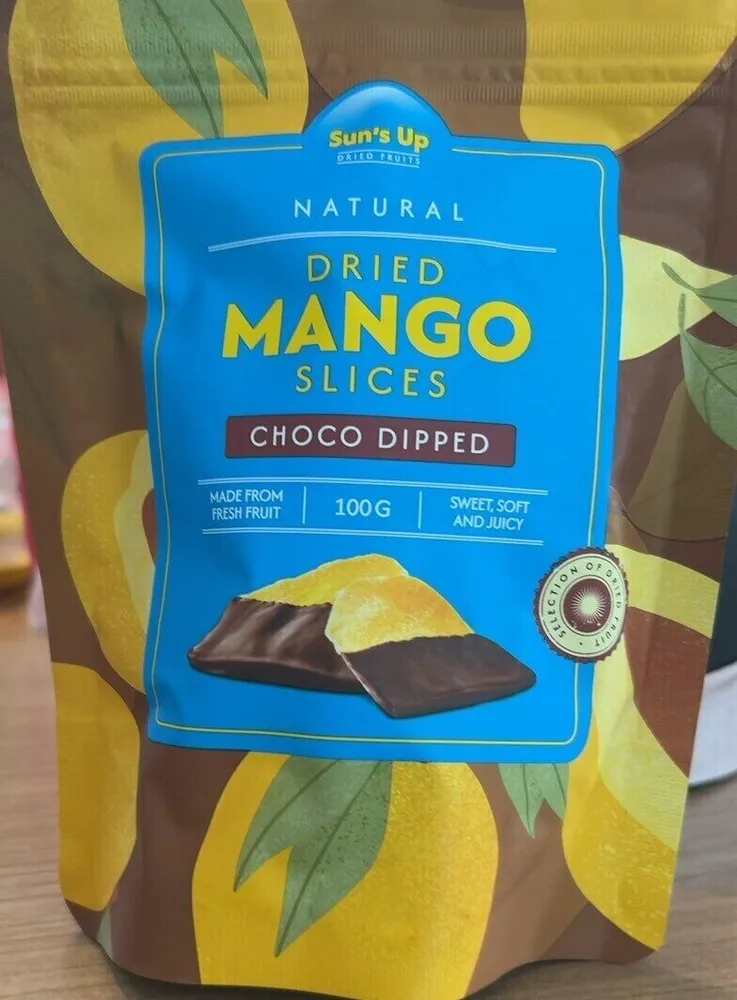 Dried Mango Slices Choco Dipped