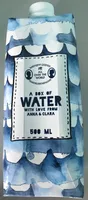 A box of water with love from Anna & Clara