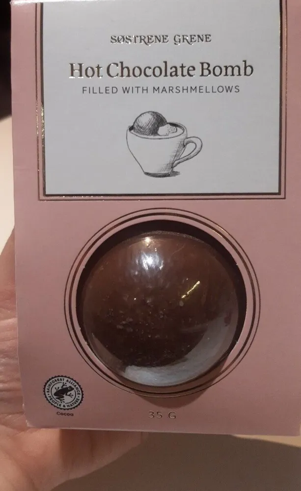 Hot chocolate bomb