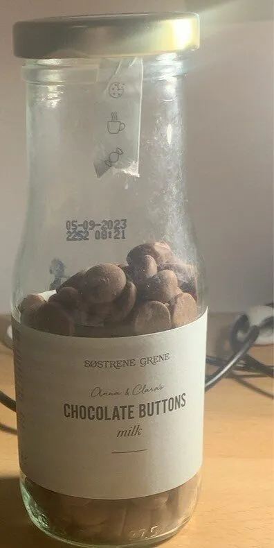 Milk chocolat buttons