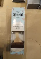 Milk chocolate spoon