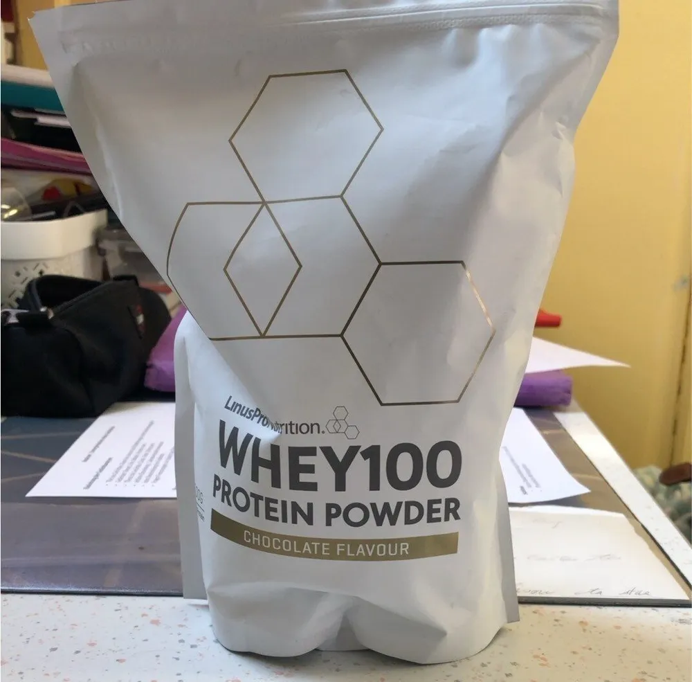 WHEY100 protein powder choco.