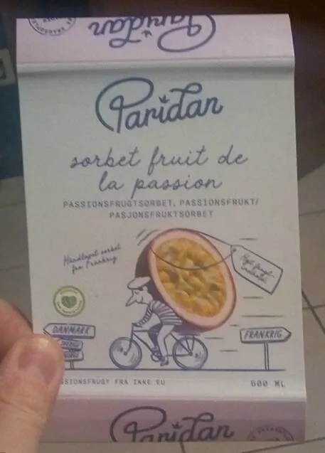 Sorbet fruit de la passion