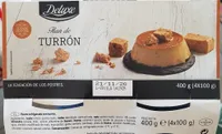 Flan de turrón