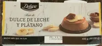 Flan de dulce de leche y plátano