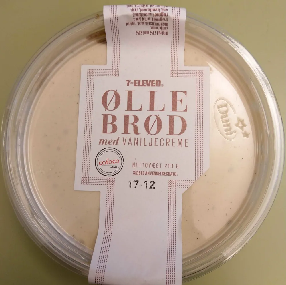 Ølle Brød med vaniljecreme