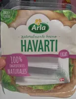Queso Lonchas Havarti