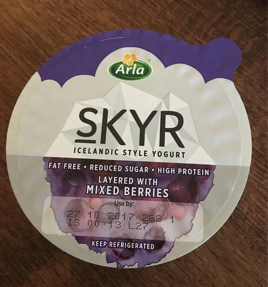 Arla Skyr Icelandic Style Yogurt, Nordic Berries