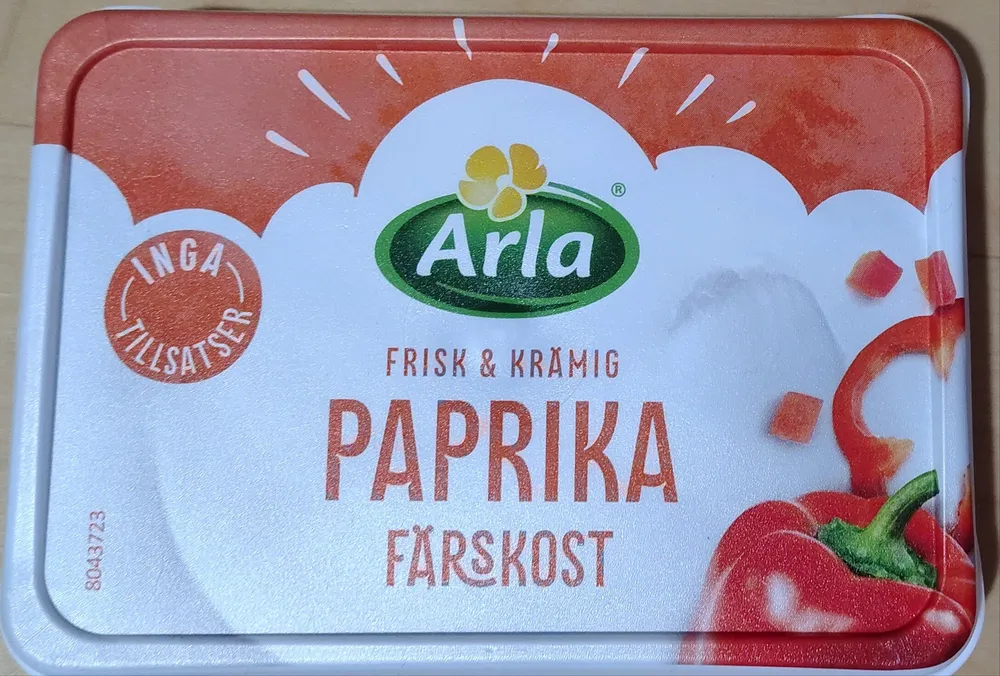 Färskost Paprika