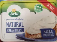 Natural cream cheese