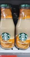 Starbucks Frappuccino milk and coffee drink caramel flavor