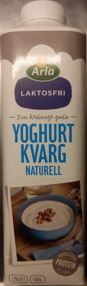 Arla Yoghurtkvarg Naturell laktosfri