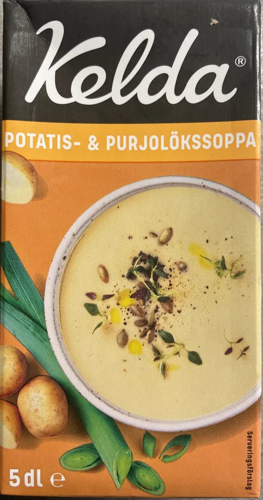 Potatis purjolökssoppa