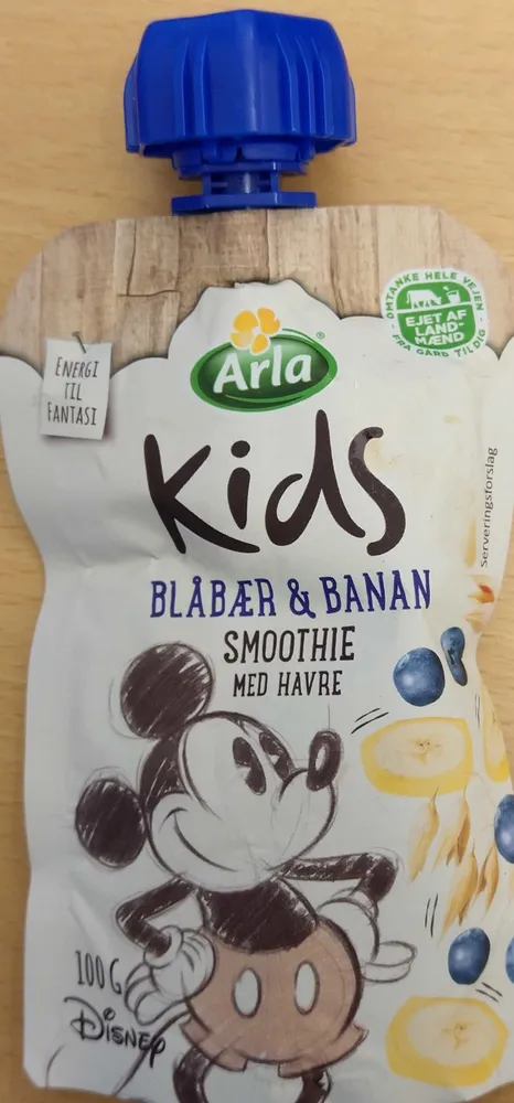 Kids Blåbær & Banan Smoothie