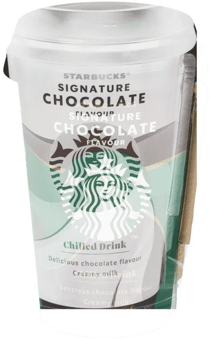 Signature chilled cup bebida fría de chocolate
