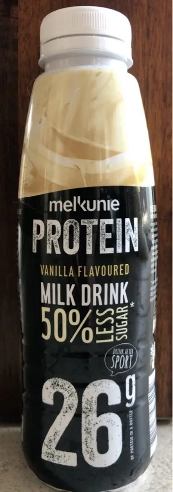 Protein vanilla flavored milk drink