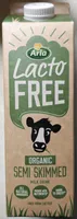 Lactose free organic semi-skimmed milk