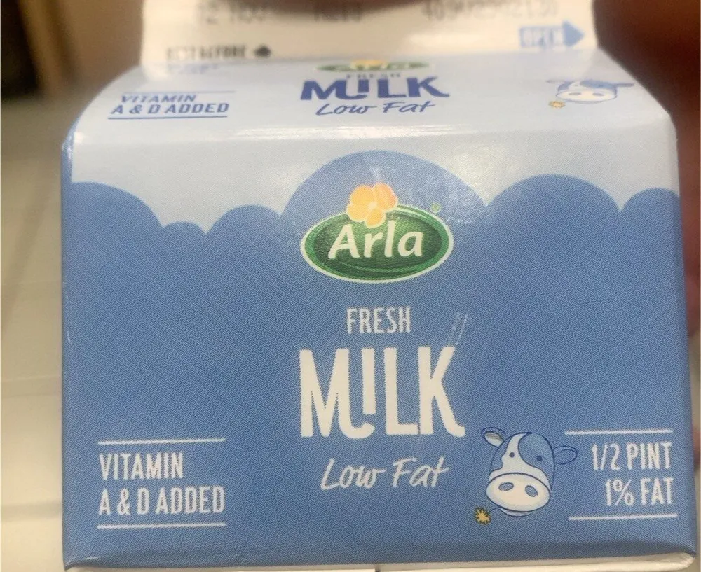 Fresh milk low fat