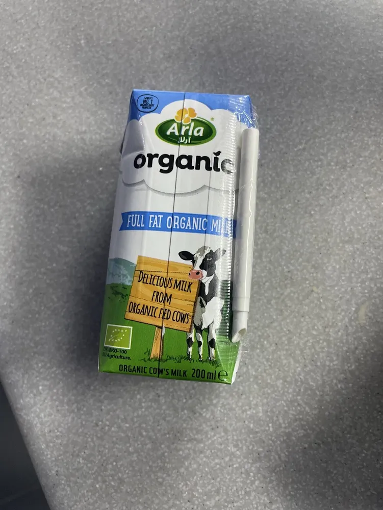 Arla organic full fat milk