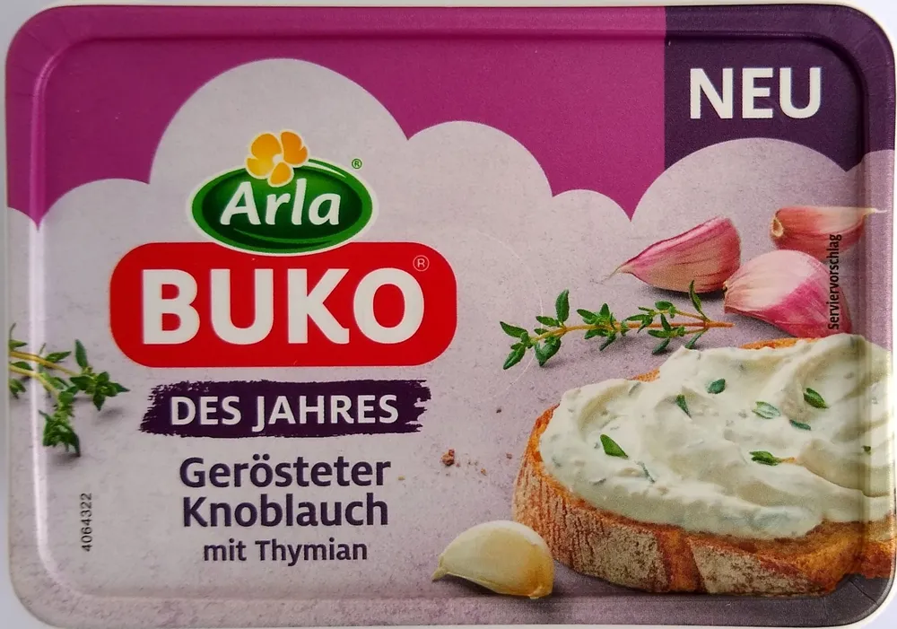 aufstrich  Gerösteter Knoblauch mit Thymian