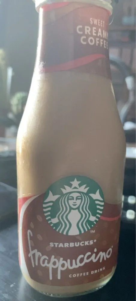 Frappuccino creamy coffee
