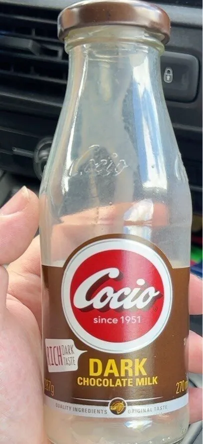 Dark chocolate milk