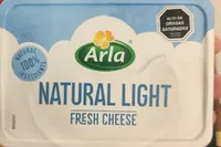 Natural light fresh cheese