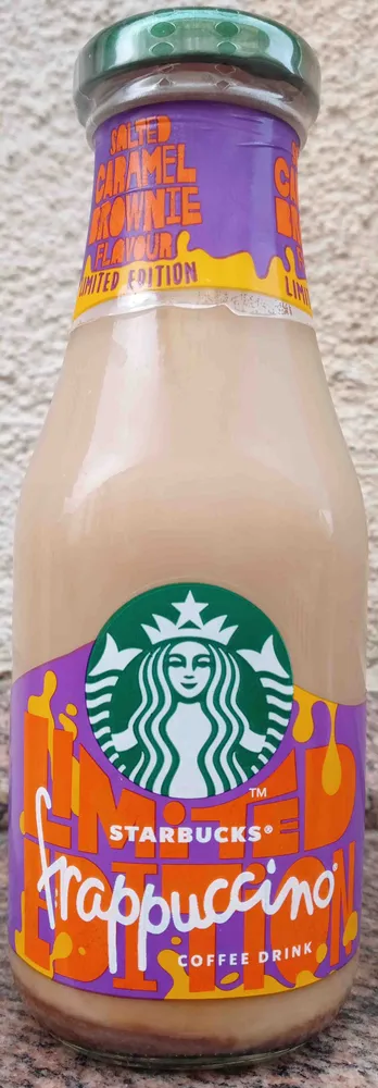 Salted Carmel Brownie Flavour Frappuccino