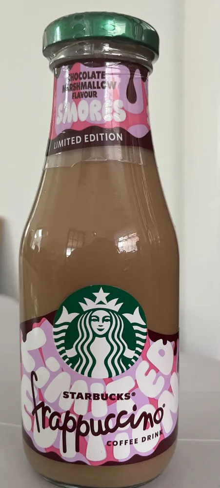 Smores frappuccino coffe drink