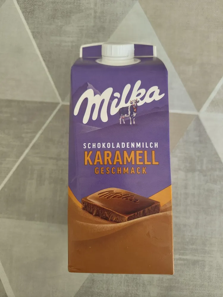schokoladenmilch Karamell Geschmack