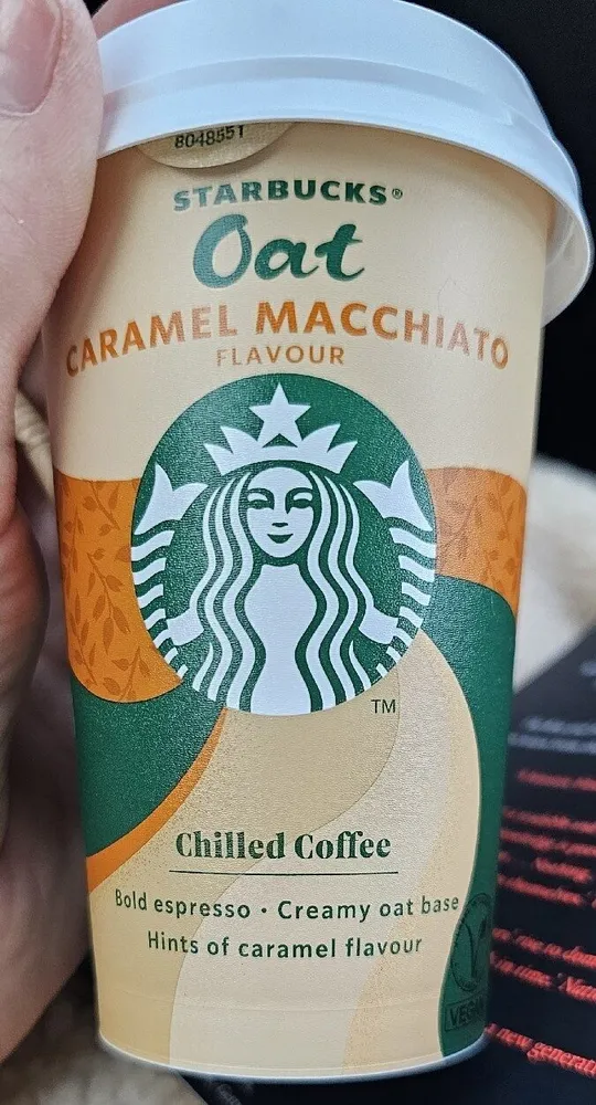 Oat Caramel Macchiato, Chilled Coffee