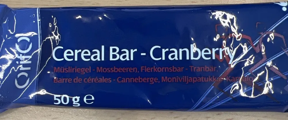 Cereal Bar - Cranberry