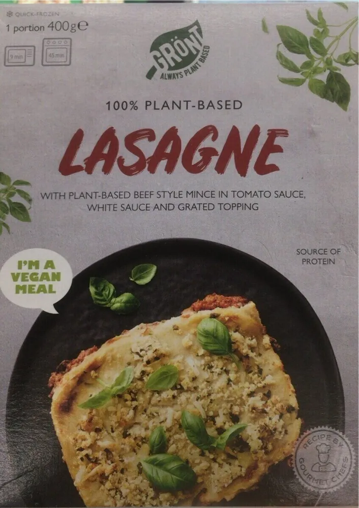 100% Plant-Based Lasagne