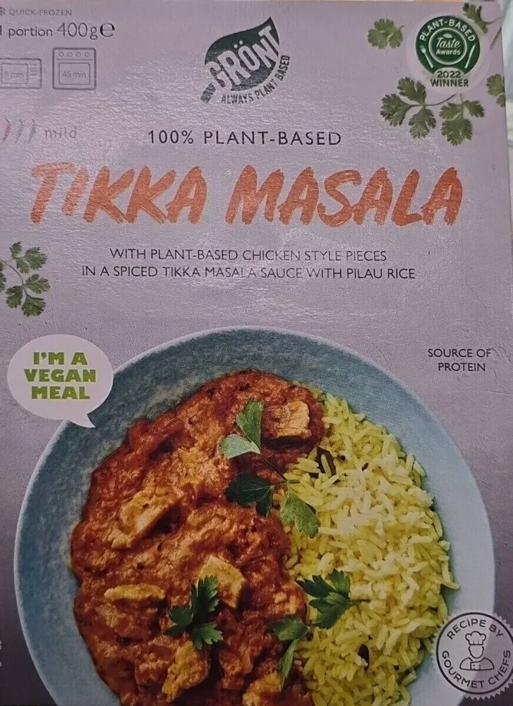 Tikka masala vegan