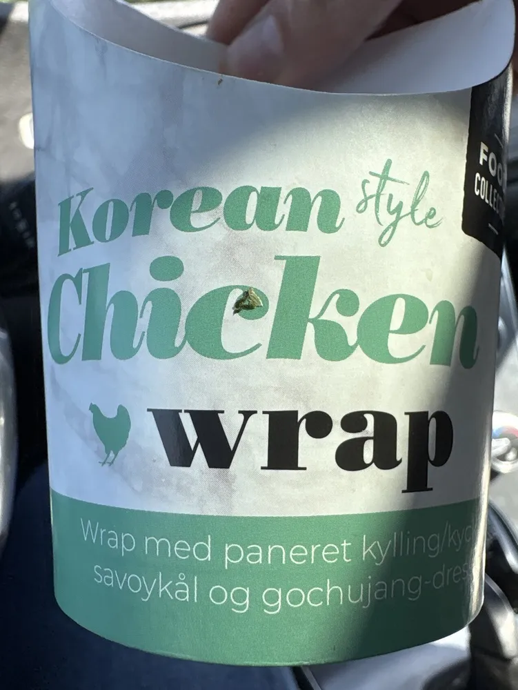 Korean Style Chicken Wrap