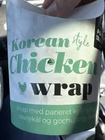 Korean Style Chicken Wrap