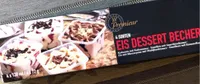 4 Sorten Eis Dessert Becher