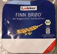 FINN BRØD - Bio Roggenmisch Toastbrötchen