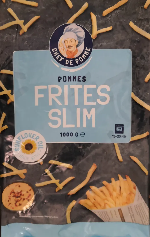 Chef de Pomme - Pommes frites, slim cut