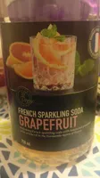 French sparkling soda Grapefruit