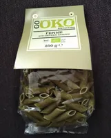 Penne aus grünen Erbsen