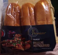 brioche hot-dog brod