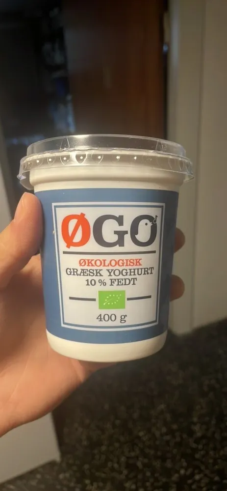 Økologisk græsk yoghurt