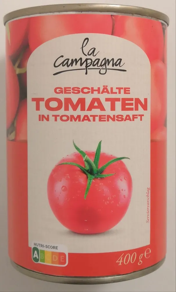 Geschälte Tomaten in Tomatensaft