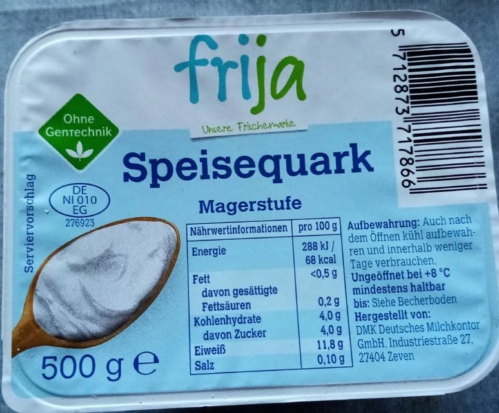 Speisequark Magerstufe