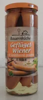 Geflügelwiener mit Sonnenblumenöl, geräuchert