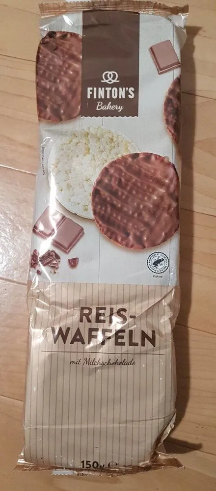 Reiswaffeln mit Milchschokolade