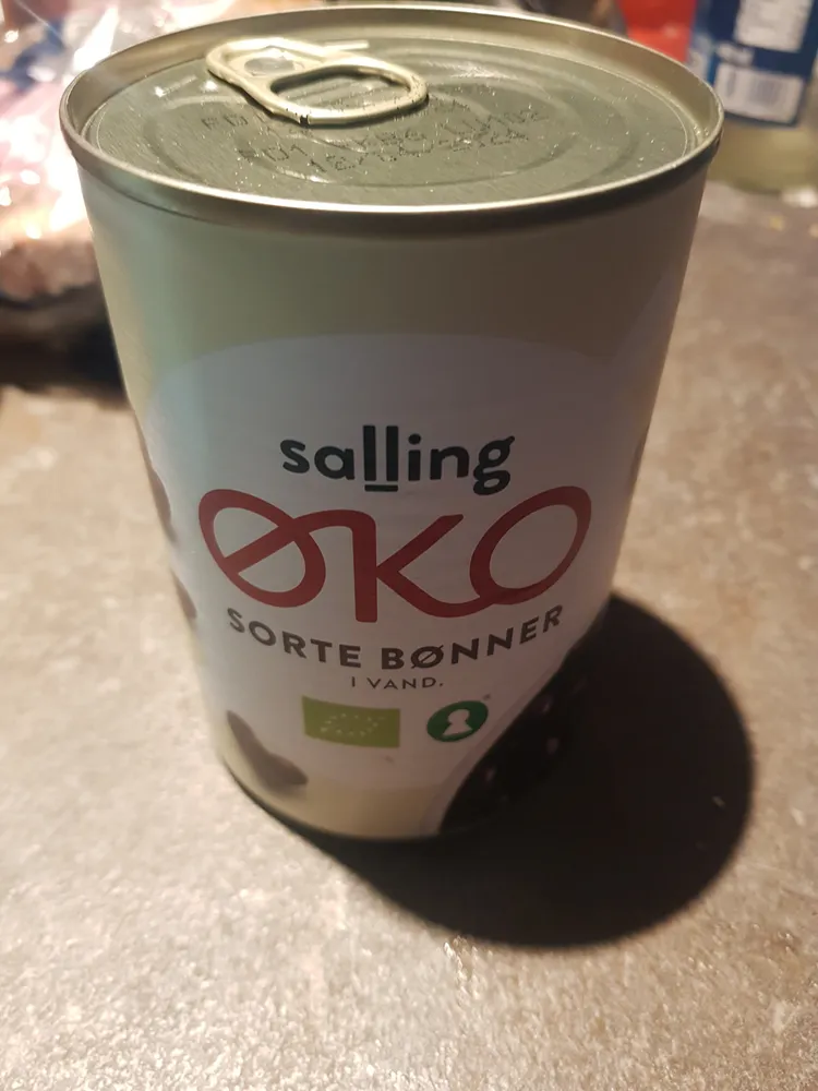 sorte bønner